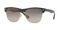Ray-Ban RB4175 - Oversized Clubmaster Demi Gloss Black / Grey Gradient Dark Grey - Polarized Lens (877/M3) Sunglasses - Color Image