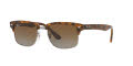 Ray-Ban RB4190 - Square Clubmaster Tortoise / Polarized Brown Gradient (878/M2) Sunglasses - Color Image