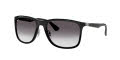 Ray-Ban RB4313 Black / Gray Gradient Lens (601/8G) Sunglasses - Color Image