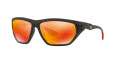 Ray-Ban RB8359M Matte Black / Brown Mirror Orange Lens (F6026Q) Sunglasses - Color Image