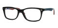 Ray-Ban RX5228 Eyeglasses Black-Teal Temple (5544)