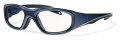 Rec Specs Liberty Sport Morpheus 1 Shiny Navy Blue - Black Stripe #1 Eyeglasses - Color Image