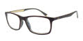 Rec Specs Liberty Sport X8-400 Shiny Black - Trans Grey (250) Eyeglasses - Color Image
