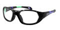 Rec Specs Liberty Sport MAXX Air Shiny Black Purple Fade Speck (BPFP) Eyeglasses - Color Image