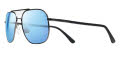 Revo Logan (RE 1226) Satin Gunmetal Blue Water (RE 1226 00 BL) Sunglasses - Color Image
