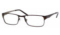 Safilo Elasta E 7196 Brushed Dark Brown (0JWU) Eyeglasses - Color Image