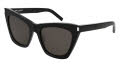 Saint Laurent SL 214 Kate Black / Grey Lens (001) Sunglasses - Color Image