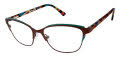 Seventy One Berea Brown / Green Eyeglasses - Color Image