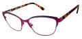 Seventy One Berea Raspberry / Navy  Eyeglasses - Color Image