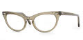 Shuron Nulady Clear Bridge Crystal Brown Eyeglasses - Color Image