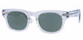 Shuron Sidewinder Crystal / Green-Gray Polarized Lens Sunglasses - Color Image