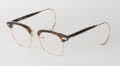 Shuron Ronsir Zyl Tortoise with Gold Chassis and Relaxo Cable Temple Eyeglasses - Color Image