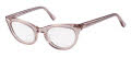 Shuron Nulady Clear Bridge Crystal Mauve Eyeglasses - Color Image