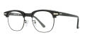 Shuron Ronsir Zyl Ebony with Black Chassis and Slipper Temple Eyeglasses - Color Image