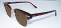 Shuron Escapades (Ronsir) Tortoise-Gold Chassis-Slipper Temple / Brown Polarized Lens Sunglasses - Color Image