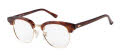 Shuron Ronsir Timberline Chestnut (Gold Chassis) Eyeglasses - Color Image