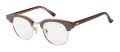Shuron Ronsir Timberline Walnut (Gold Chassis) Eyeglasses - Color Image