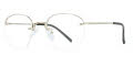 Shuron Ronwinne with Tondo Temples Silver Eyeglasses - Color Image