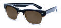 Shuron Sidewinder Black Fade / Brown Polarized Lens Sunglasses - Color Image