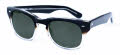 Shuron Sidewinder Black Fade / Green-Gray Polarized Lens Sunglasses - Color Image