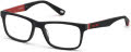 Skechers Kids SE1158 Matte Black (002) Eyeglasses - Color Image