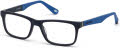 Skechers Kids SE1158 Matte Blue (091) Eyeglasses - Color Image