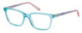 Skechers Kids SE1680 Turquoise (089) Eyeglasses - Color Image