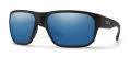 Smith Arvo Matte Black /ChromaPop Polarized Blue Mirror (00361QG) Sunglasses - Color Image