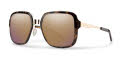 Smith Aveline Tortoise Rose / ChromaPop Polarized Rose Gold Mirror (WR9559V) Sunglasses - Color Image
