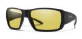 Smith Guide's Choice XL Matte Black / ChromaPop Glass Polarized Low Light Yellow (00363L5) Sunglasses - Color Image