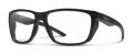 Smith Longfin Elite Matte Black / Clear (0035999) Sunglasses - Color Image