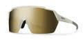 Smith Shift Split MAG Matte Bone | ChromaPop Black Gold Mirror (Z1P990K) Sunglasses - Color Image