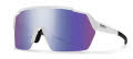 Smith Shift Split MAG White | ChromaPop Violet Mirror (VK699DI) Sunglasses - Color Image