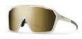 Smith Shift XL MAG Matte Bone | ChromaPop Black Gold Mirror (Z1P990K) Sunglasses - Color Image