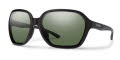 Smith Whitney Matte Black / ChromaPop Polarized Gray Green (00361L7) Sunglasses - Color Image