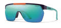 Smith XC Matte Purple / Cinder / Hi Viz / Opal / ChromaPop Opal Mirror (83899G0) Sunglasses - Color Image