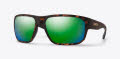 Smith Arvo Matte Tortoise / ChromaPop Glass Polarized Green Mirror (N9P61UI) Sunglasses - Color Image