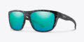 Smith Barra Matte Ash Marble / ChromaPop Glass Polarized Opal Mirror (UHX60QG) Sunglasses - Color Image