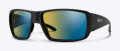 Smith Guide's Choice XL Matte Black / ChromaPop Glass Polarchromic Yellow Blue Mirror (01T63QG) Sunglasses - Color Image