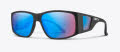Smith Monroe Peak Matte Black / ChromaPop Low Light Rose Blue Mirror (00362G0) Sunglasses - Color Image