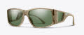 Smith Monroe Peak Summit Crystal / ChromaPop Polarized Gray Green (63M62L7) Sunglasses - Color Image