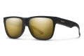 Smith Lowdown 2 Matte Black Gold / ChromaPop Polarized Black Gold Lens (0NZ56HN) Sunglasses - Color Image
