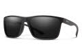 Smith Riptide Matte Black / ChromaPop Glass Polarized Black Lens (003616N) Sunglasses - Color Image