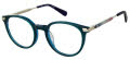 Sperry Kids Maritime Teal (C03) Eyeglasses - Color Image