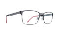 Spy Dax Gunmetal Black Red (573496621000) Eyeglasses - Color Image
