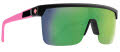 Spy Flynn 5050 Matte Black Matte Neon Pink Happy Gray Green Light Green Mirror (6700000000214) Sunglasses - Color Image