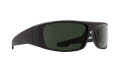 Spy Logan Soft Matte Black / Happy Grey Green Polarized Lenses (670939973864) Sunglasses - Color Image