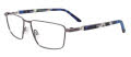 Takumi TK1235 with Magnetic Clip On Lens Black (20) Eyeglasses - Color Image