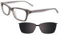 Takumi TK1064 With Magnetic Clip-On Lens Black Gold & Grey with Clip on Lens (090)  Eyeglasses - Color Image