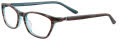 Takumi TK901 No Clip-On Lens Clear Dark Brown (10) Eyeglasses - Color Image